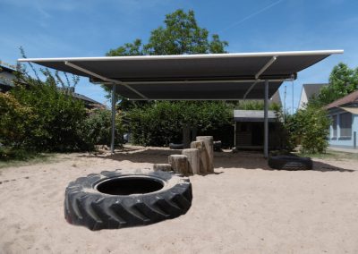 ROFI ROLL On Markise Kindergarten Spielplatz