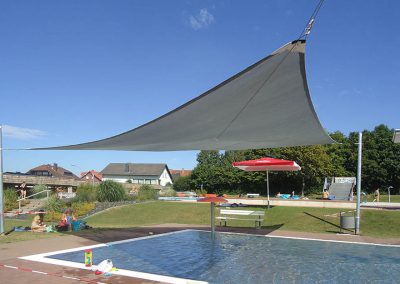 Freibad Schenklensfeld Sonnensegel