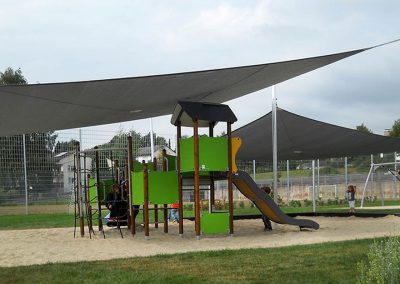 Sonnensegel Spielplatz Kindergarten