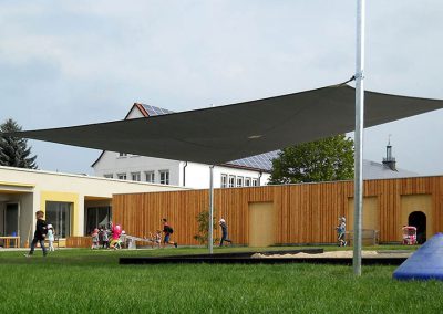 Sonnensegel Spielplatz Kindergarten